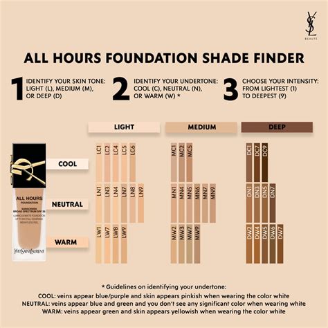 ysl all hours foundation colour match|ysl foundation all hours shades.